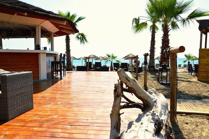 Lodging on the beach,100 mt away,A\/C, pool, restaurant,children play ground